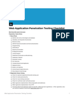 Web Application Penetration Testing Checklist: More Than 200 Custom Test Cases Prepared By: Tushar Verma Recon Phase