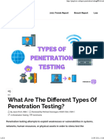 What Are The Different Types of Penetration Testing Purplesec