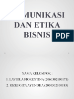 Ppt-Komunikasi Dan Etika Bisnis