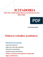 Técnicas de estudo e investigação: análise comparada dos Códigos Deontológicos dos Solicitadores em Portugal e Espanha