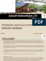 Augur Resources LTD: Wonogiri, Indonesia