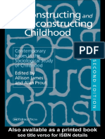 Constructing and Reconstructing Childhood: Contemporary Issues in The Sociological Study of Childhood