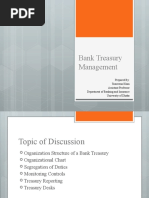 Bank Treasury Management Lecture 2