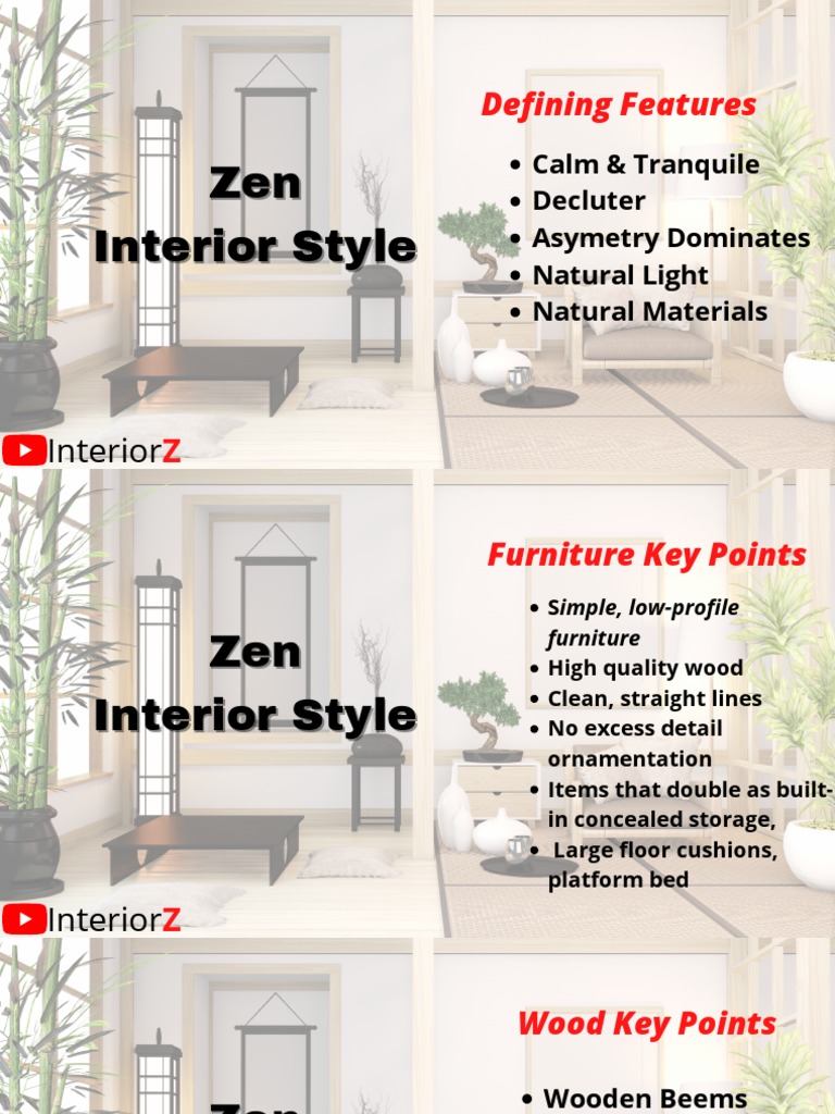 Zen Interior Design Guide | PDF