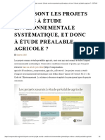 Quels sont les projets soumis à étude environnementale systématique, et donc à étude préalable agricole _ • CETIAC