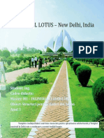 Structuri Pentru Cladiri Din Beton - Referat- Templul Lotus India