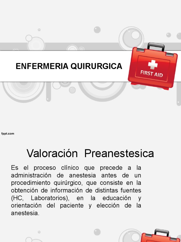 Cuidados De Enfermería En Anestesia Pdf Anestesia Síntomas Y Signos