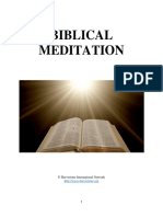 Biblical Meditation: © Harvestime International Network