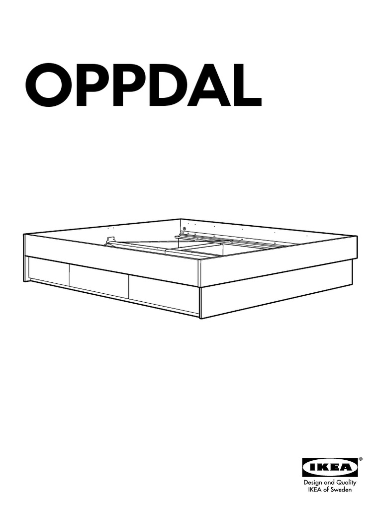 Ikea Oppdal Bed Frame PDF