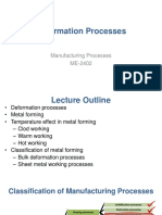 Lecture 14 - Deformation Processes