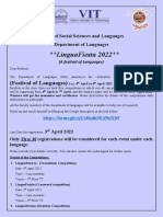 Linguafiesta 2022 : (Festival of Languages)