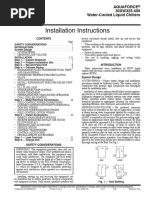 Multistack Air Cooled Chiller Install Guide | PDF | Heat Exchanger | Valve
