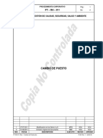 Instructivo - Cambio de Puesto