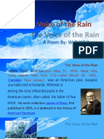 The Voice of The Rain