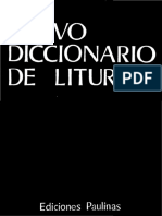 Nuevo Diccionario de Liturgia: Ediciones Paulinas