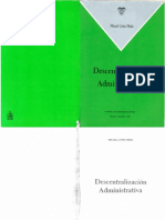 Descentralización Administrativa (1987)