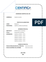Plantilla de Informe de Bioquimica Práctica 2022-1