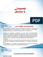 Sesión 6 Signos Puntuación