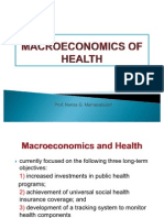 Macroeconomics of Health