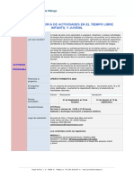 28 2020 Ficha Tecnica Curso Monitor A de Actividades en El Tiempo Libre Infantil y Juvenil