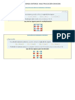 Guía Multiplicacion y Division de Numeros Enteros 8º 4