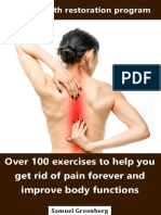 Greenberg, Samuel - Spine Health Restoration Program - Over 100 Exercises To Help You Get Rid of Pain Forever and Improve Body Functions (2020)