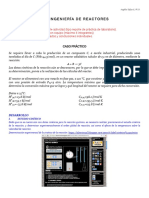 Problema Práctico Ingeniería de Reactores