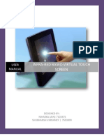 Infra-Red Based Virtual Touch Screen: User Manual