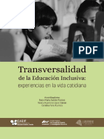 Transversalidad de La Educación Inclusiva