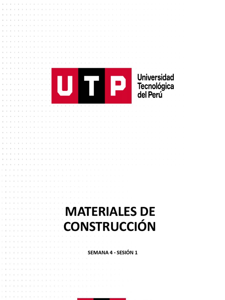 S04.s1 - Material de Clase Materiales de Construcción | PDF | Hormigón ...
