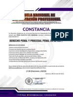 Diplomado - Constancia Derecho y Procesal Penal en NCPP