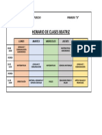 Horario Beatriz