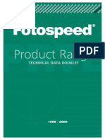 Fotospeed Tech Data