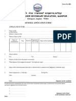 Form for Manipur Higher Secondary Education Council