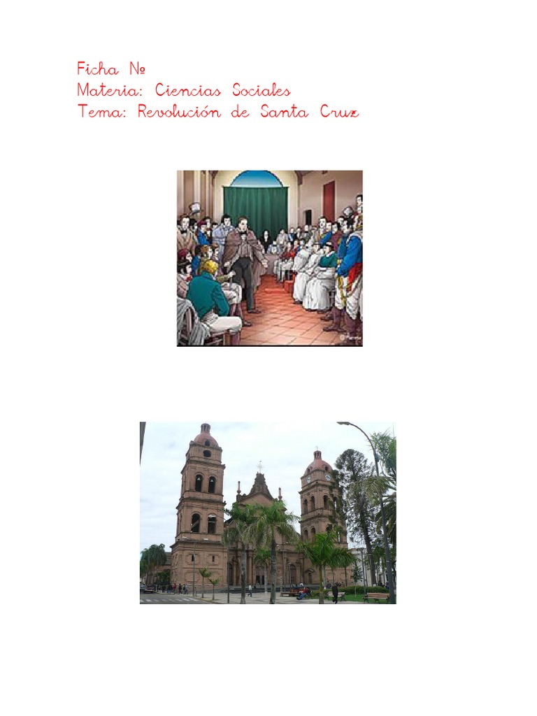 Revolucion de Santa Cruz | PDF | America latina | América del Sur