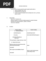 Detailed Lesson Plan