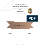 Informe Catedra I (Boves, Batallas... )