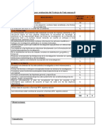 Rúbrica para Evaluación Del Trabajo de Tesis Semana 8