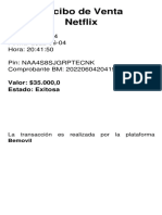 ID PDV: 309184 Fecha: 2022-06-04 Hora: 20:41:50 Pin: Naa4S8Sjgrptecnk Comprobante BM: 20220604204150359083