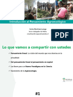 Clase 1. Introducción Al Pensamiento Agroecológico