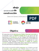 Taller de Trabajo Licencias de Construcción