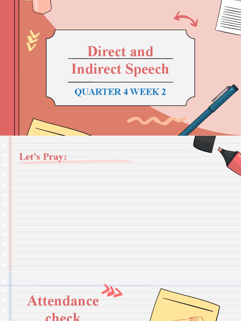 Direct vs. Indirect Speech Guide | PDF | Verb | Question