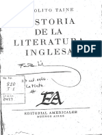Taine, Hipólito, _Introducción_, en Historia de la literatura inglesa, Buenos Aires, Americalee, 1945