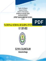 National School Building Inventory Form: Elyn N. Culanculan