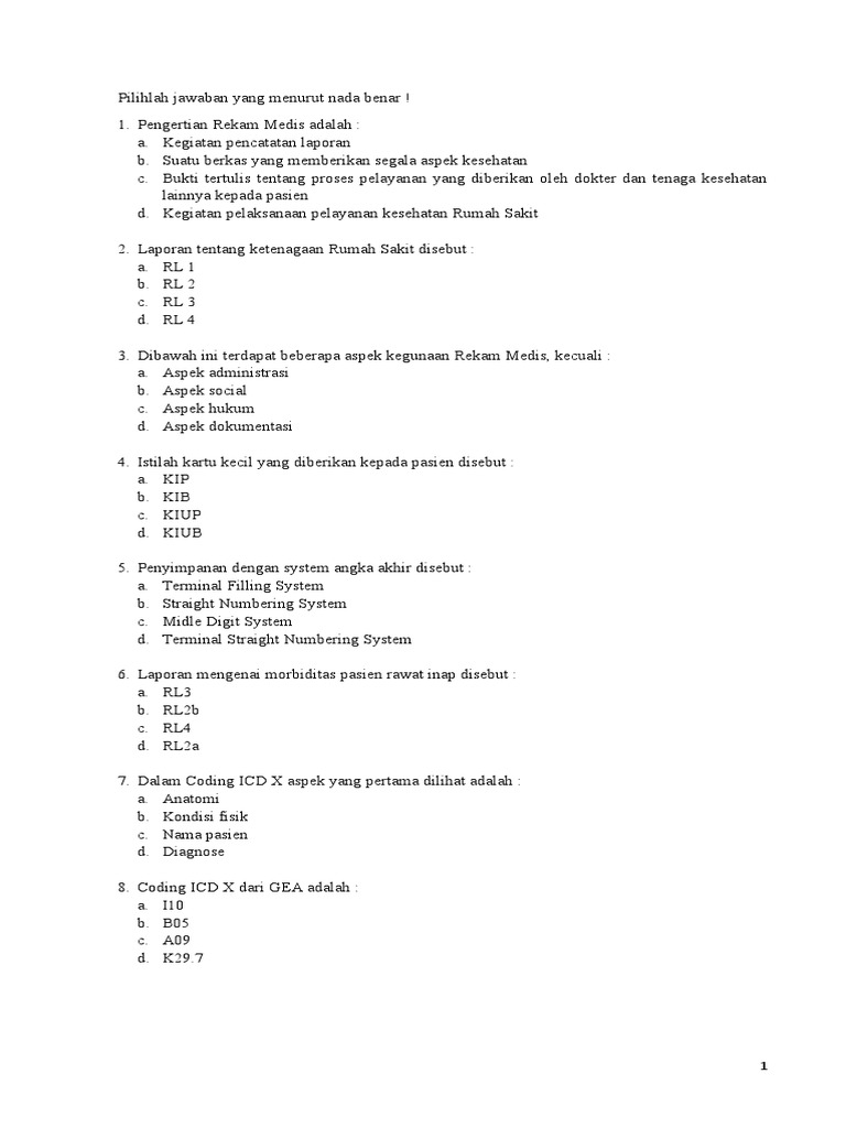 Soal RM | PDF