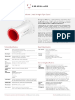 Abrasiguard AA Straight Polyurethane Lined Pipe Datasheet
