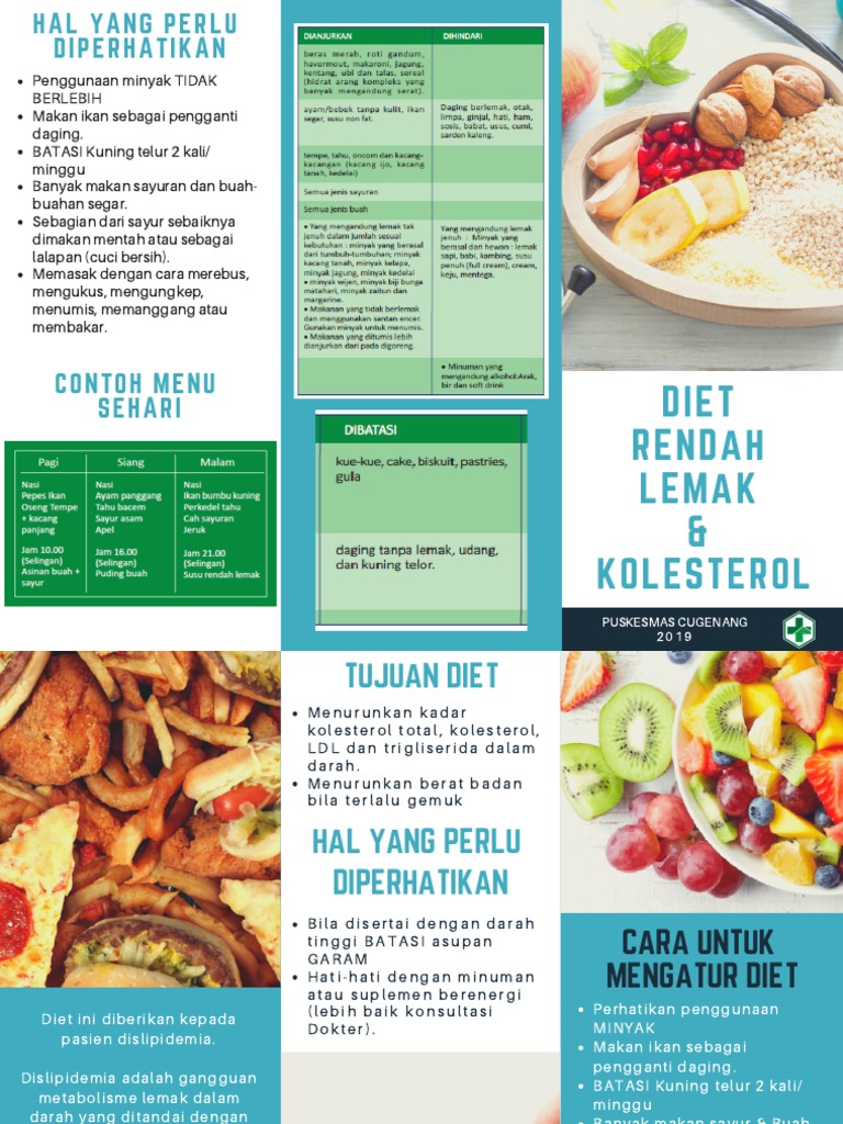Diet Rendah Lemak dan Kolesterol | PDF | Kesehatan Holistik