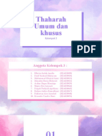 Thaharah Umum Dan Khusus