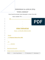 Contoh Proposal Permohonan Dana TPQ 1