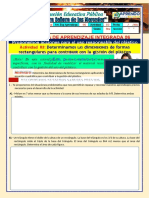 Experiencia de Aprendizaje Integrada 06: Determinamo Dim de Form Rectang Lare para Contr Conlag Ndelpl Co